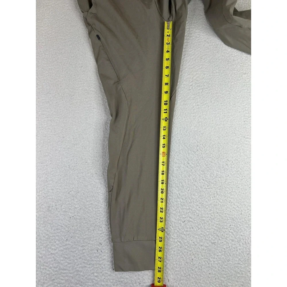 BYLT Jogger Pants Mens Medium Beige Premium Basics Elastic Waist Stretch Pockets